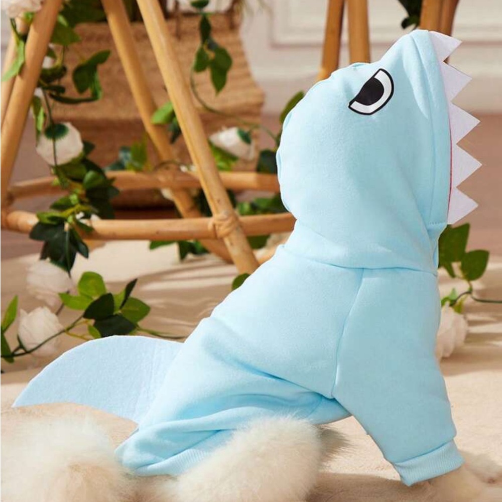 Puppy shark hoodie